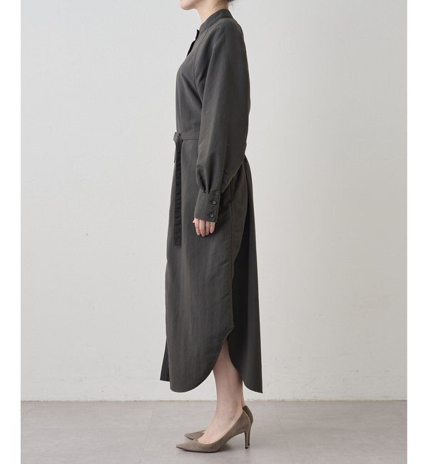  「ナイロンシャツドレス」|ワンピース|