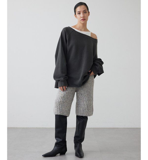 THE PAUSE「【THE PAUSE】ニットハーフパンツ」|チノ|