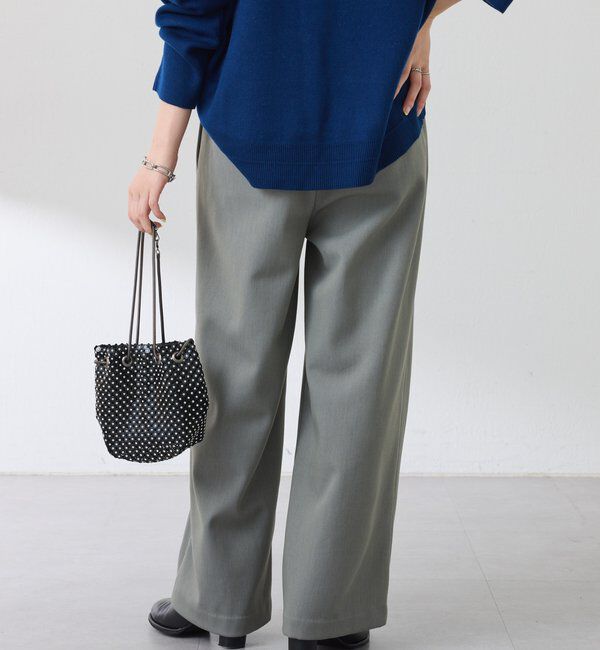  「裏起毛ボンディングイージーパンツ」|チノ|