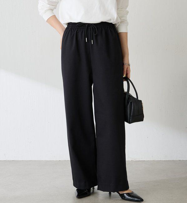  「裏起毛ボンディングイージーパンツ」|チノ|