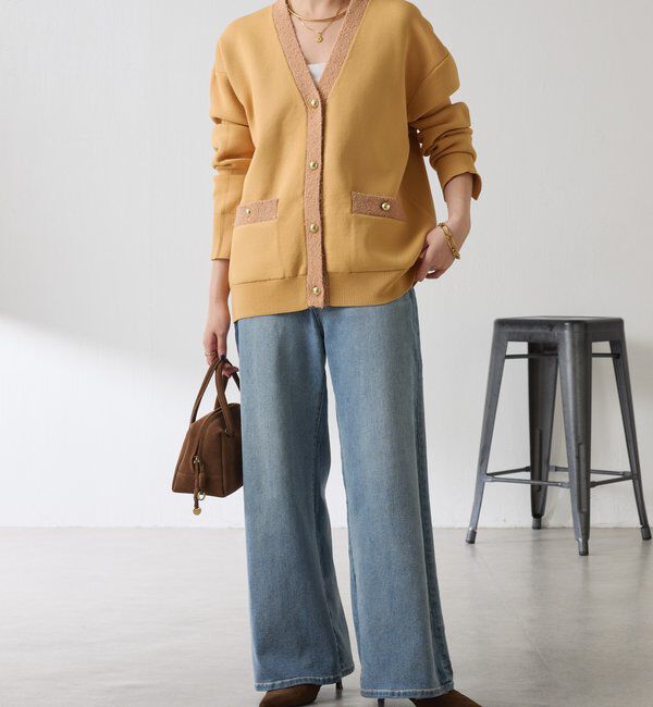  「ハーフミラノニットカーディガン」|ニット・セーター|