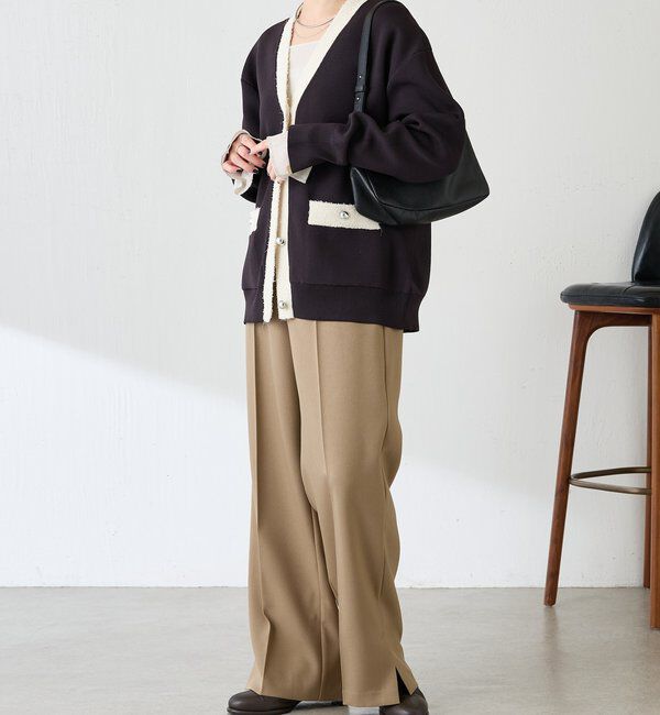  「ハーフミラノニットカーディガン」|ニット・セーター|