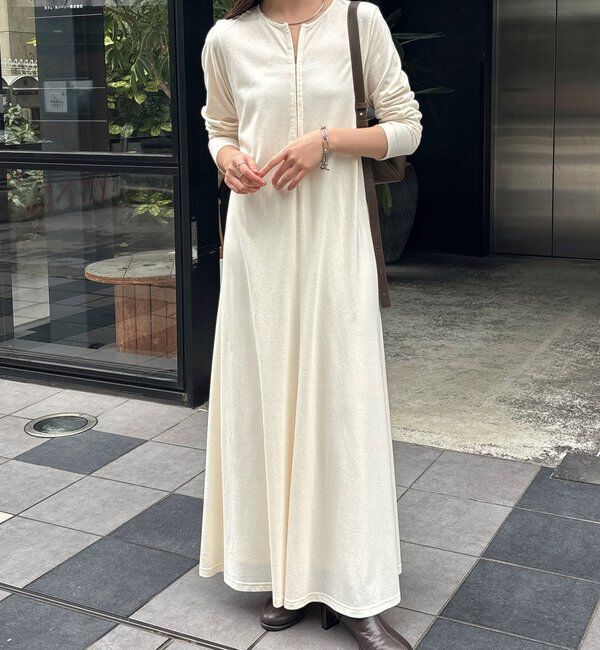  「ネップ調カットワンピース」|ワンピース|