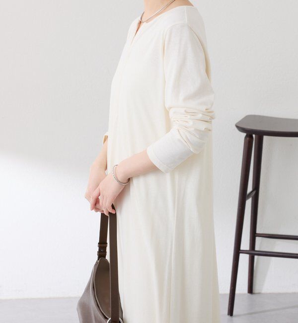  「ネップ調カットワンピース」|ワンピース|