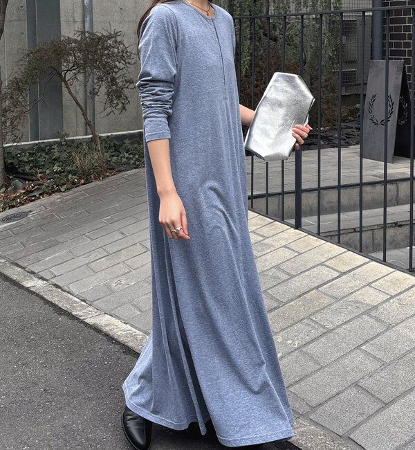  「ネップ調カットワンピース」|ワンピース|