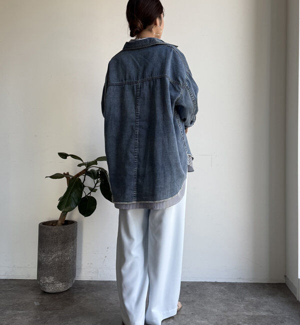  「【累計販売数3万枚突破/21色4サイズ展開！】タックワイドパンツ」|チノ|