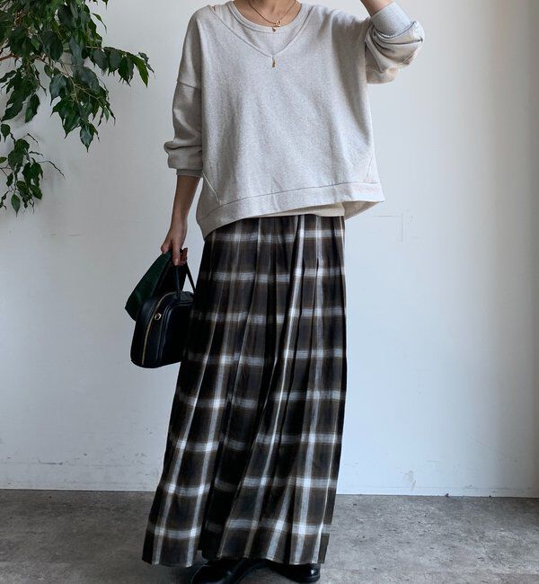  「【新色追加/インフルエンサーSAKURA企画】ラメスウェットタンクセット」|Tシャツ・カットソー|