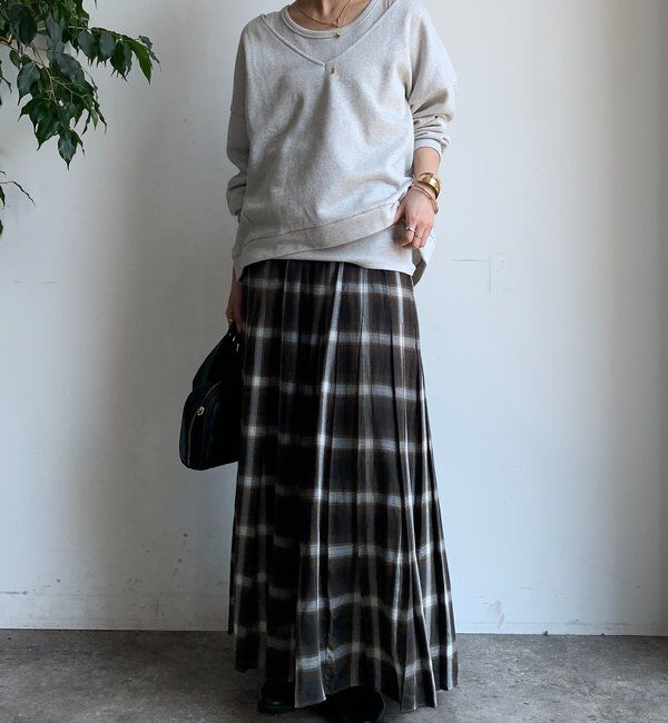  「【新色追加/インフルエンサーSAKURA企画】ラメスウェットタンクセット」|Tシャツ・カットソー|