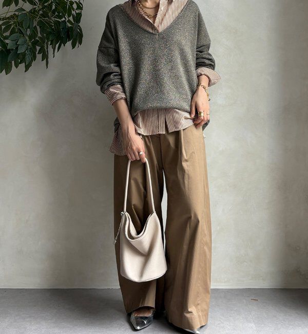  「【新色追加/インフルエンサーSAKURA企画】ラメスウェットタンクセット」|Tシャツ・カットソー|