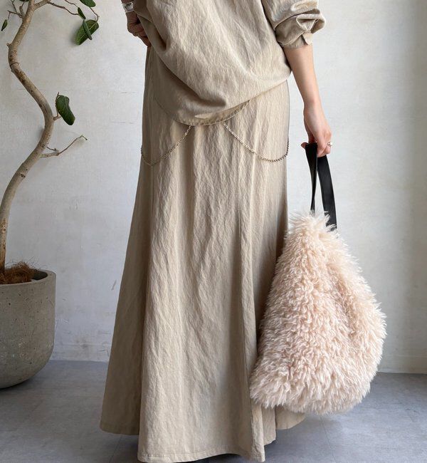  「【セットアップ対応】ピグメントライクフレアスカート」|スカート|