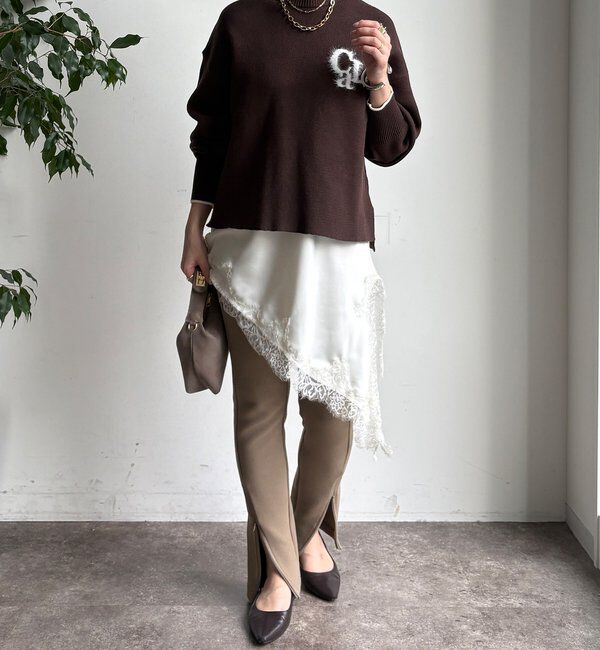  「【新色追加/WEB限定】フェザーロゴニット」|ニット・セーター|