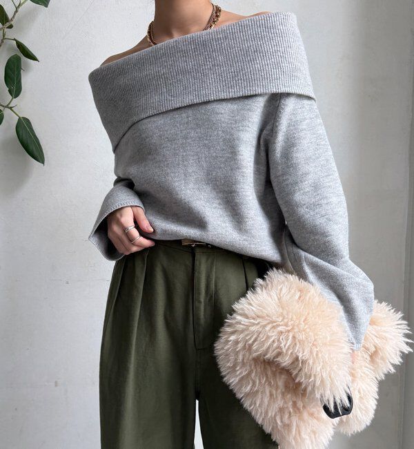  「オフタートルプルオーバー」|ニット・セーター|