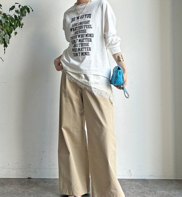  「【WEB限定】コットンロゴTEE」|Tシャツ・カットソー|