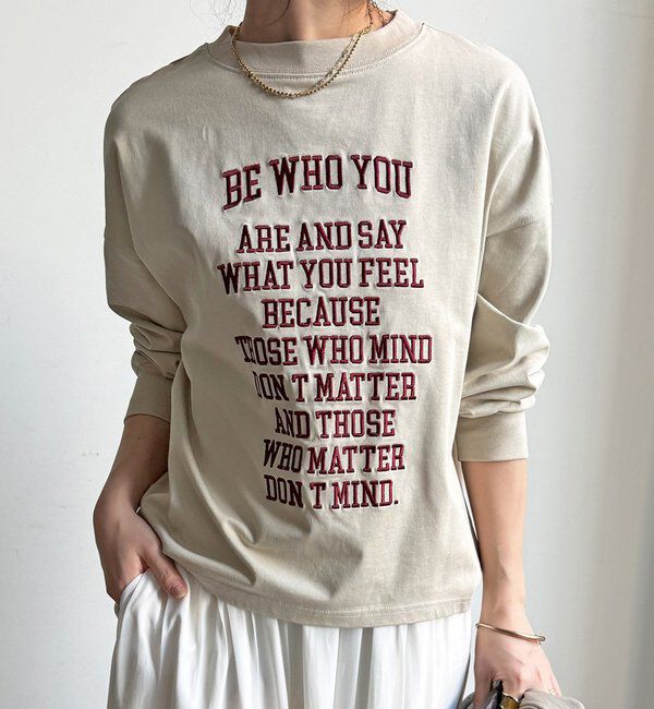  「【WEB限定】コットンロゴTEE」|Tシャツ・カットソー|