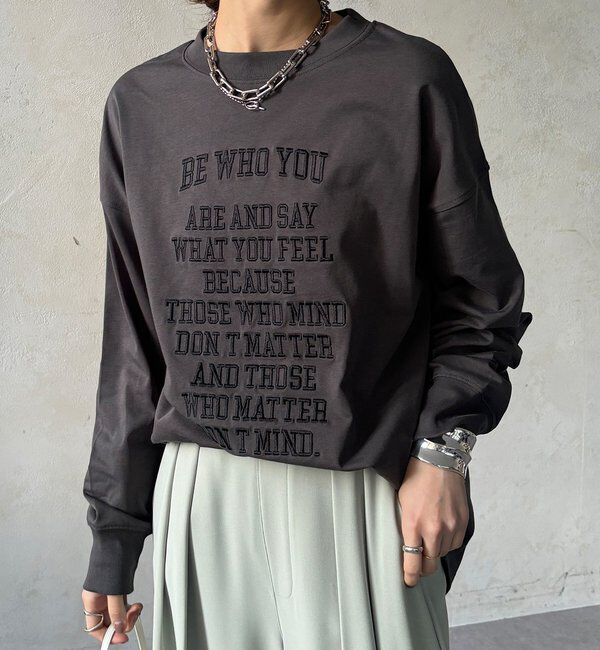  「【WEB限定】コットンロゴTEE」|Tシャツ・カットソー|