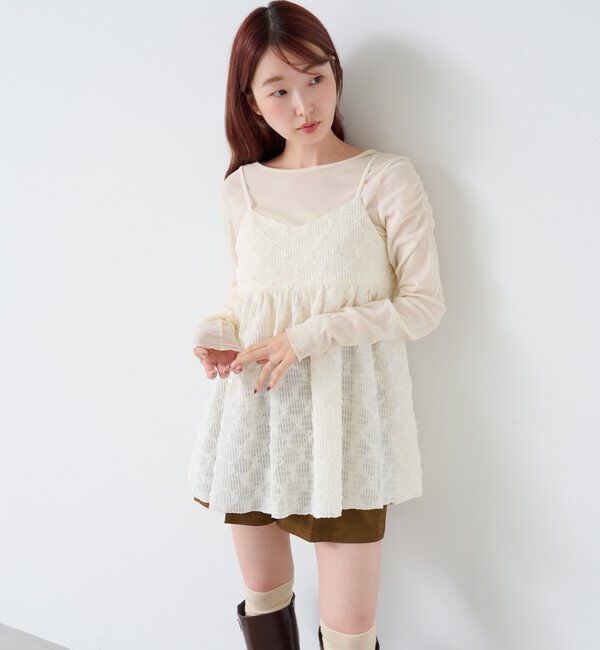  「フラワージャガードチュニック」|シャツ・ブラウス|