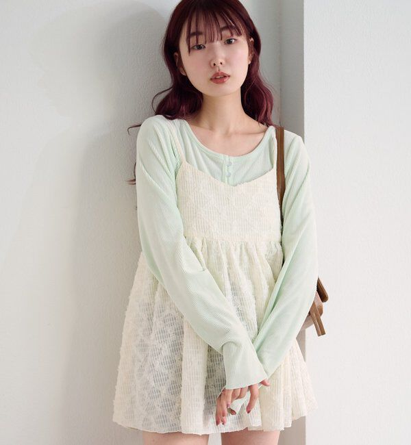  「フラワージャガードチュニック」|シャツ・ブラウス|