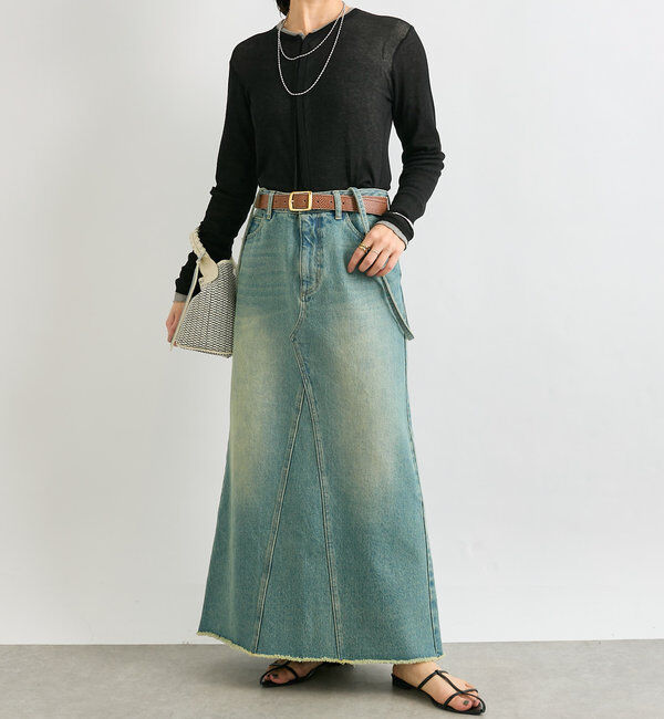  「【MONN.:.(モン)】SHIHOコラボ型押しベルト」|ベルト|