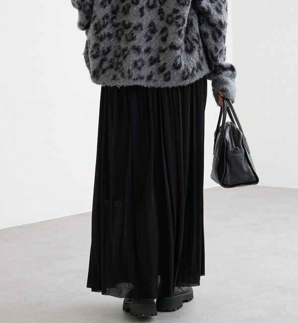  「【上品な印象に】シアーフライスギャザースカート」|スカート|