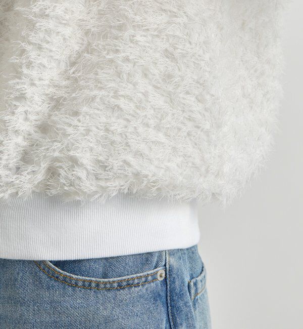  「【着映え】リブ付きフリンジブラウス」|シャツ・ブラウス|