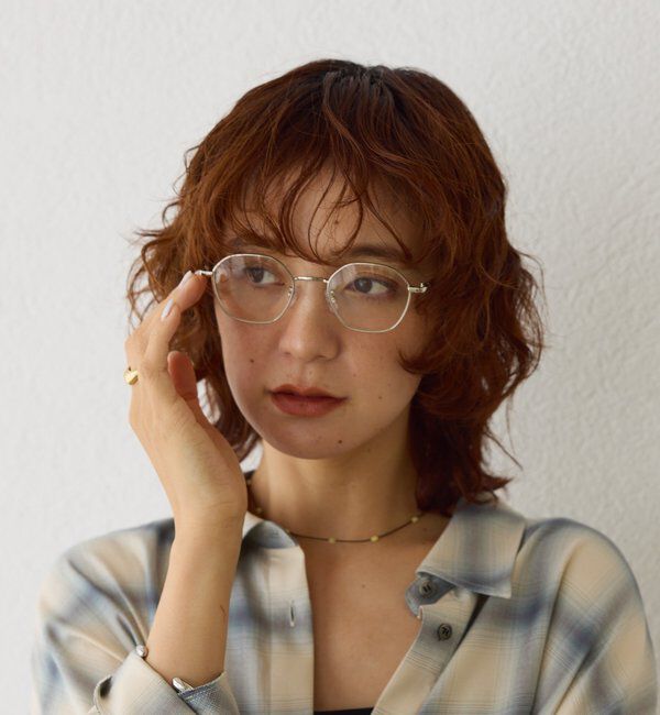  「【こなれ感◎】メタルクリアサングラス」|サングラス|