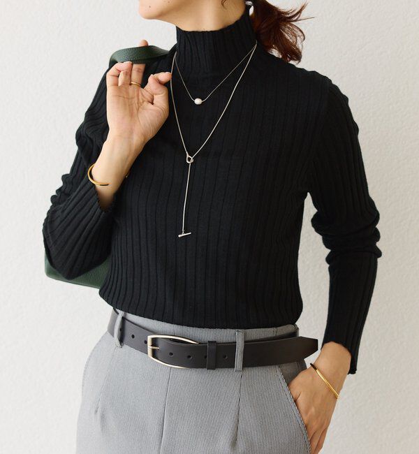  「【R.good（アールドットグッド）】パールポイントショートネックレス」|ブローチ・コサージュ|