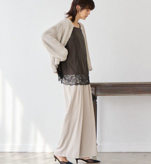  「【リバイバル/着映え】ダブルフェイスシャギーカーデ・2」|カーディガン|