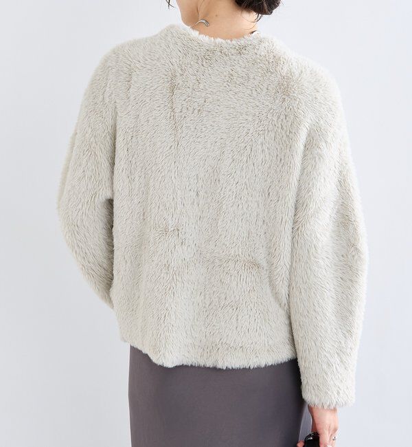  「【リバイバル/着映え】ダブルフェイスシャギーカーデ・2」|カーディガン|