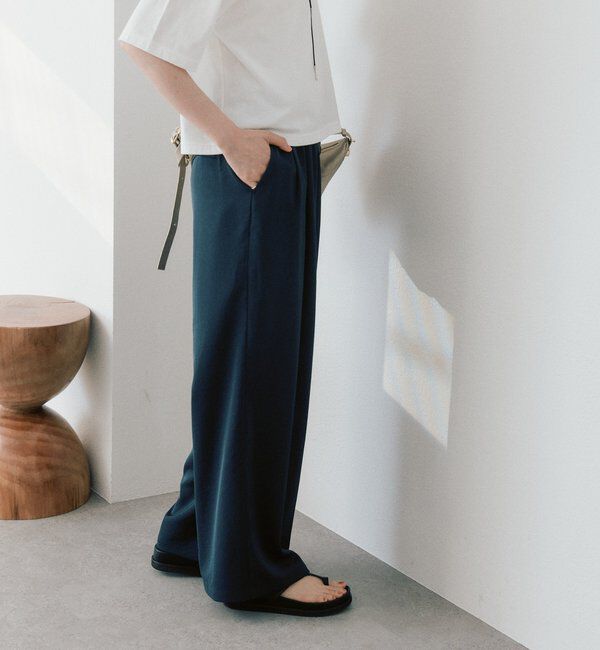  「予約【A・MONN(アモン)】suttoワイドパンツ」|チノ|