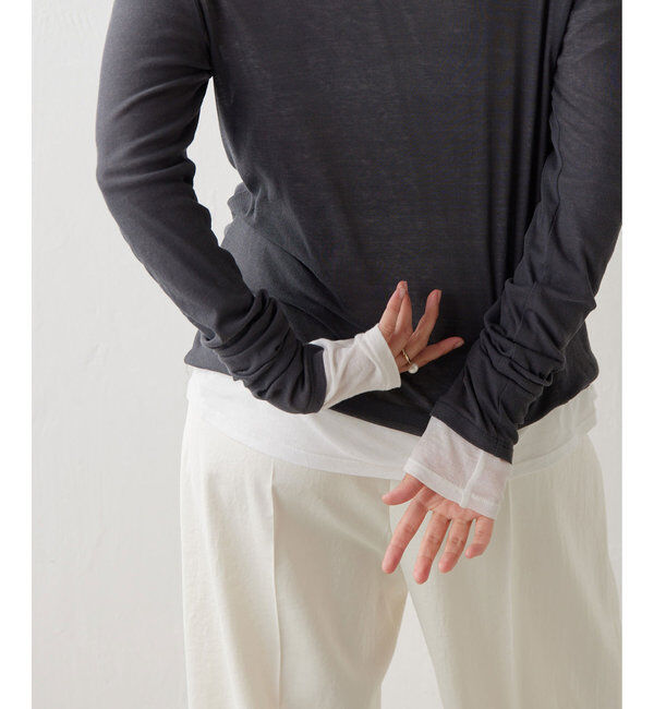 La nature linge「【La nature linge】NEWロングスリーブTシャツ」|Tシャツ・カットソー|