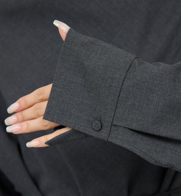  「【セットアップ対応】【2way】ドレープブラウス」|シャツ・ブラウス|