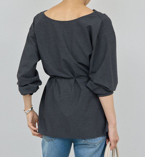  「【セットアップ対応】【2way】ドレープブラウス」|シャツ・ブラウス|