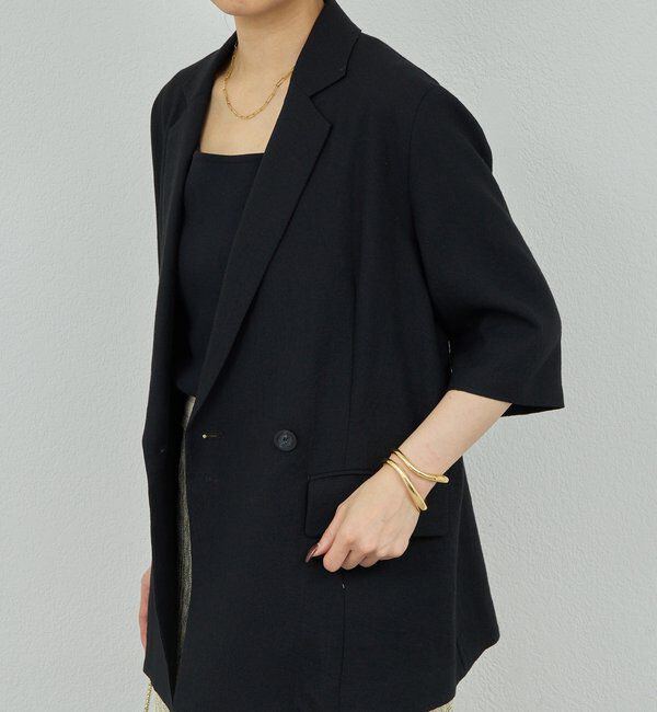  「【2サイズ展開】【大人気アイテムが今年も登場】ハーフスリーブジャケット」|テーラードジャケット|