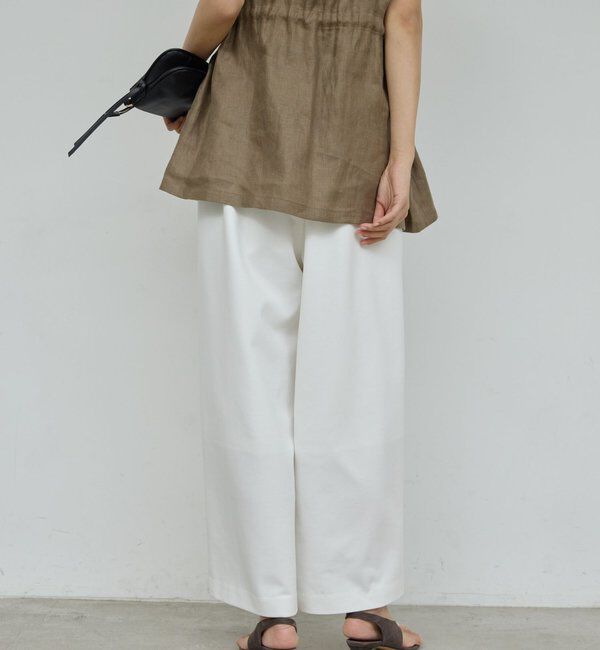  「ジャージー2タックパンツ」|チノ|