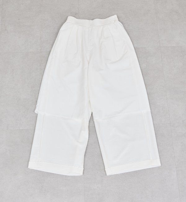  「ジャージー2タックパンツ」|チノ|