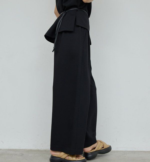  「ジャージー2タックパンツ」|チノ|