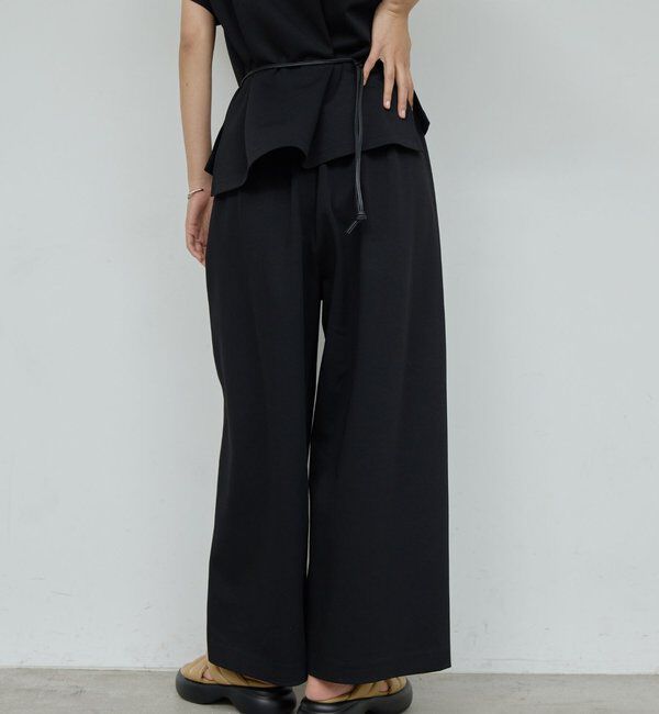  「ジャージー2タックパンツ」|チノ|