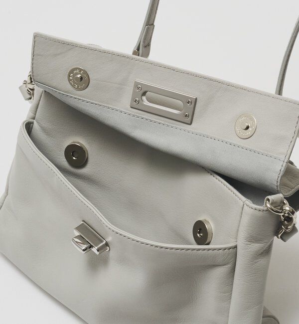  「《@__serako.r__企画》ソフトレザーフラップミニトートバッグ」|トートバッグ|