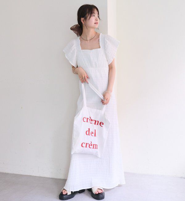  「シャーリングスクエアワンピース」|ワンピース|