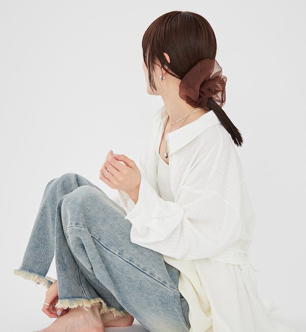  「[森川企画]レイヤードストライプドロストシャツ」|シャツ・ブラウス|