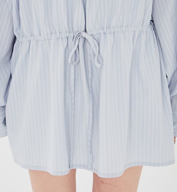  「[森川企画]レイヤードストライプドロストシャツ」|シャツ・ブラウス|