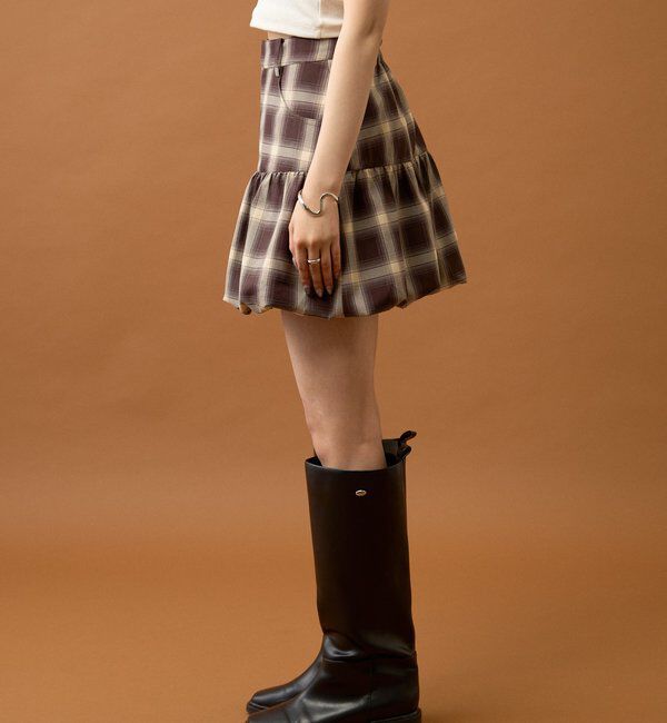  「切り替えバルーンスカート」|スカート|