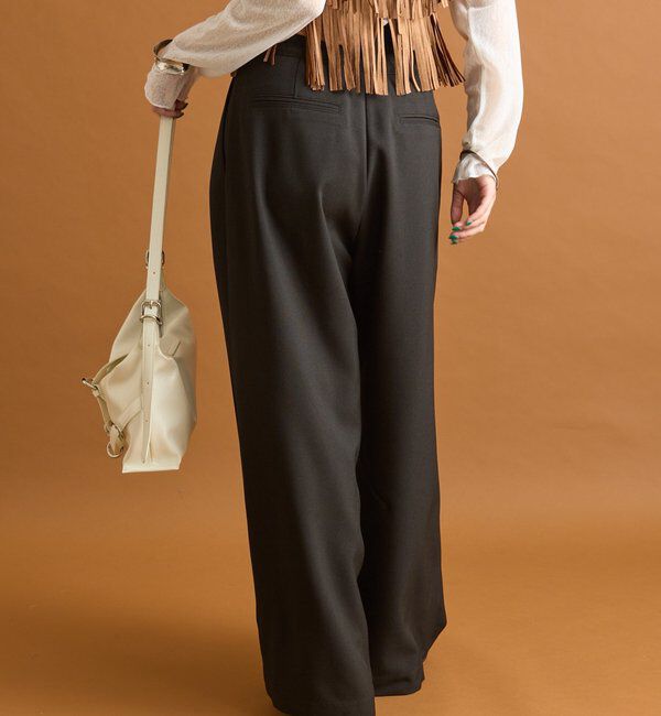  「ドロストダブルベルトパンツ」|チノ|