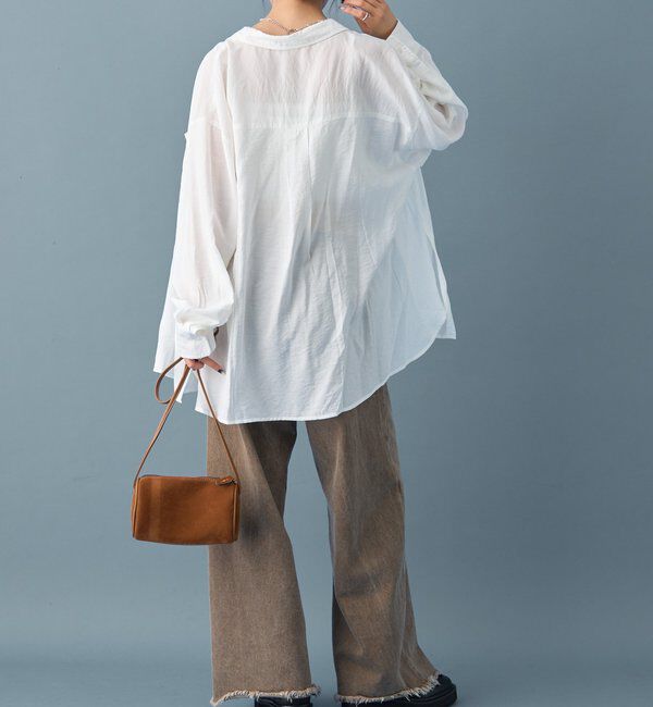  「【着こなし豊富◎】チェックビスチェSETビッグシャツ」|シャツ・ブラウス|