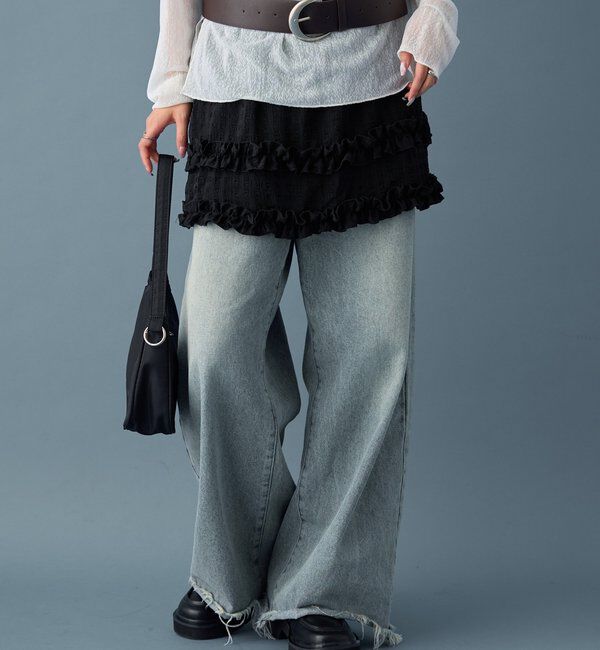  「ティアードミニスカート」|スカート|