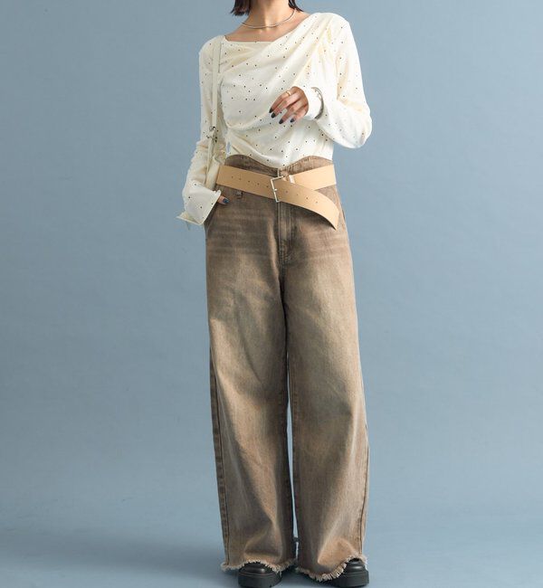  「オフショルロンT」|Tシャツ・カットソー|