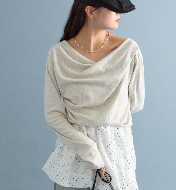  「オフショルロンT」|Tシャツ・カットソー|