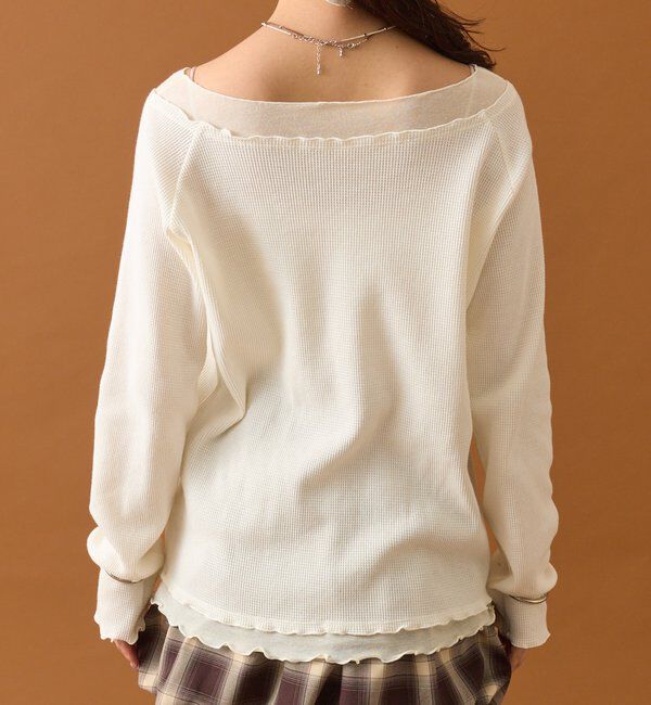  「シアーレイヤードロンT」|Tシャツ・カットソー|