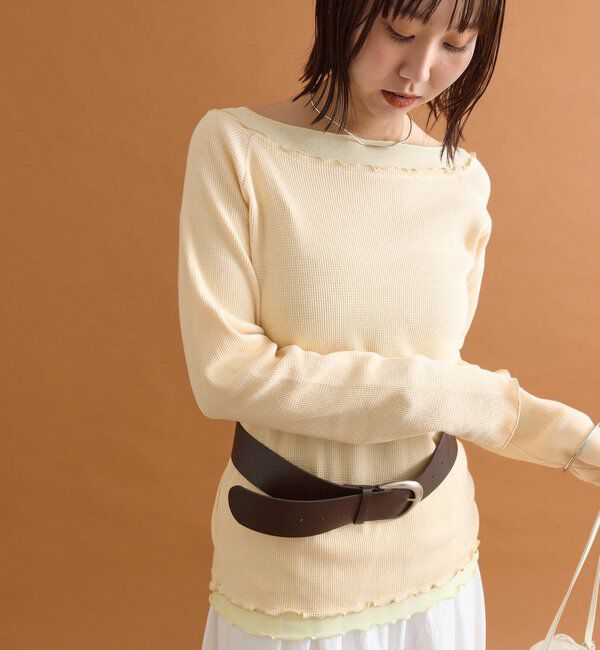  「シアーレイヤードロンT」|Tシャツ・カットソー|