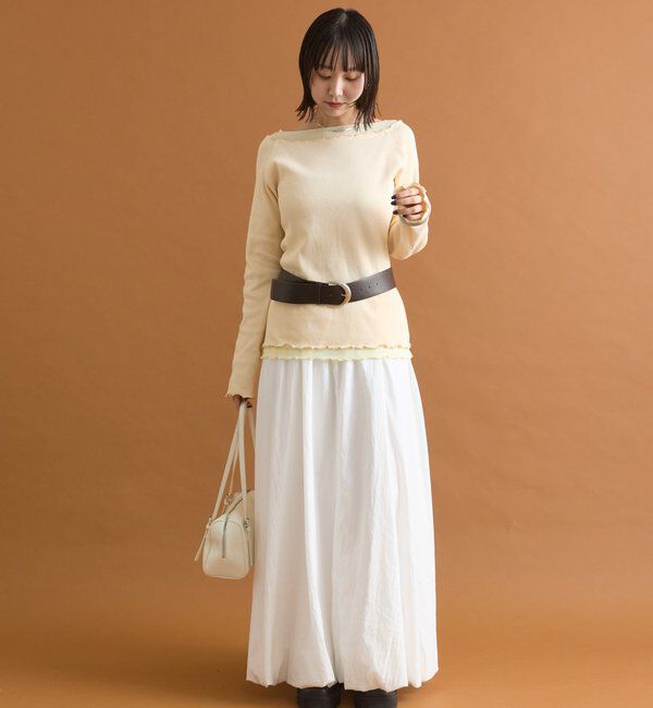  「シアーレイヤードロンT」|Tシャツ・カットソー|